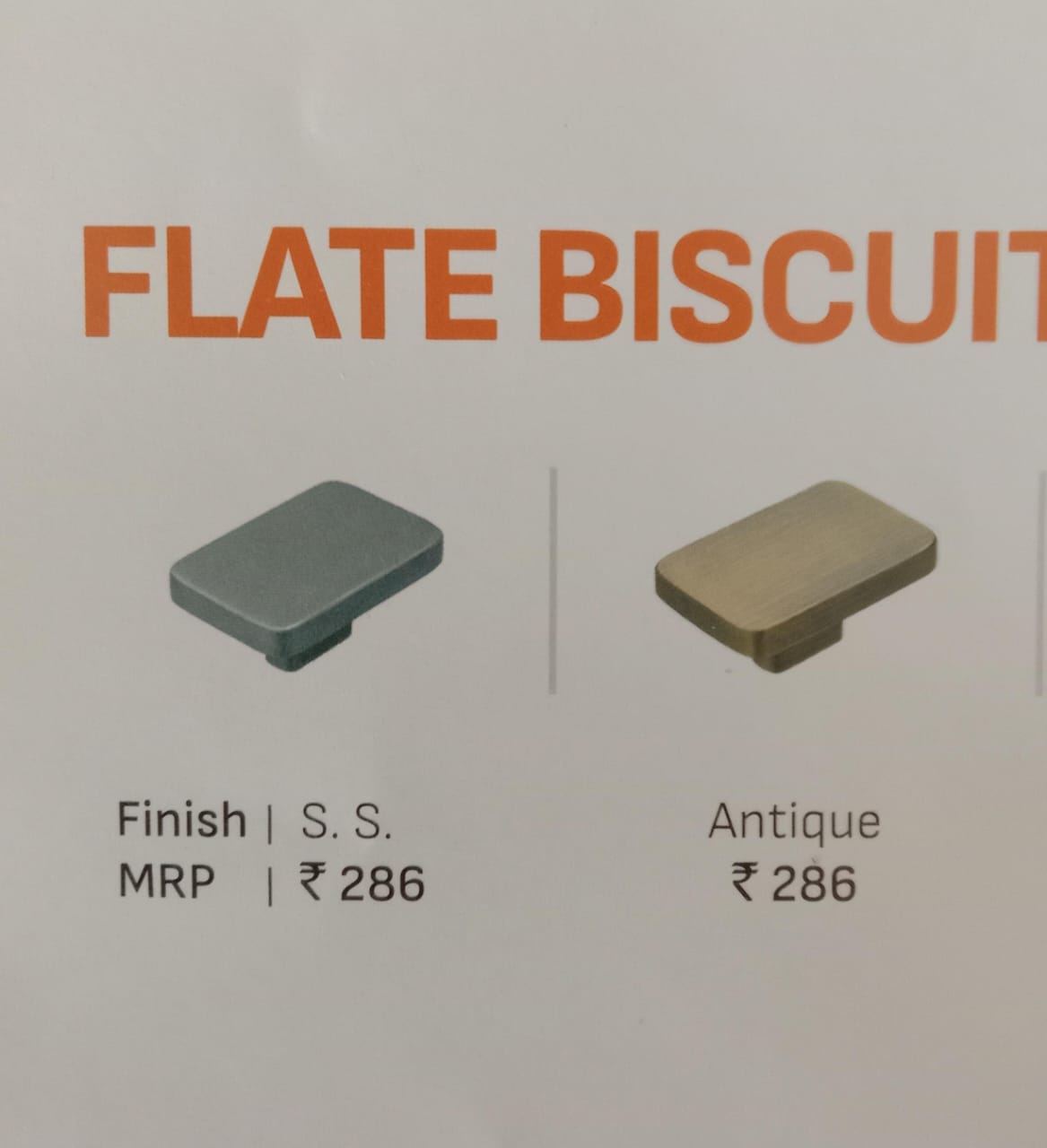 KBI FLATE BISCUITE KNOB